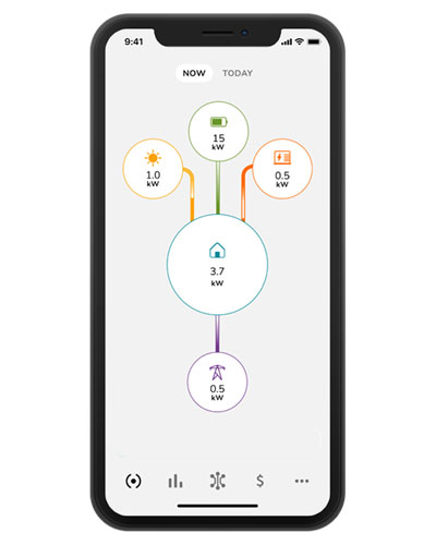 mobile app power control